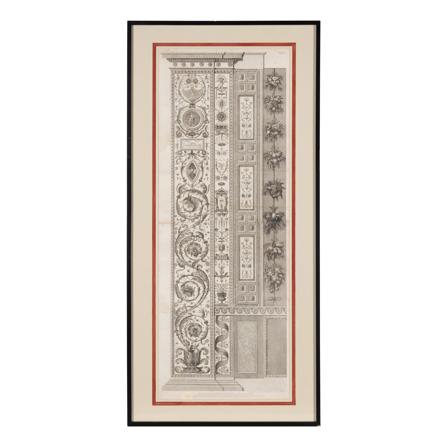 After Gaetano Savorelli — Four Plates from Le Logge di Raffaello