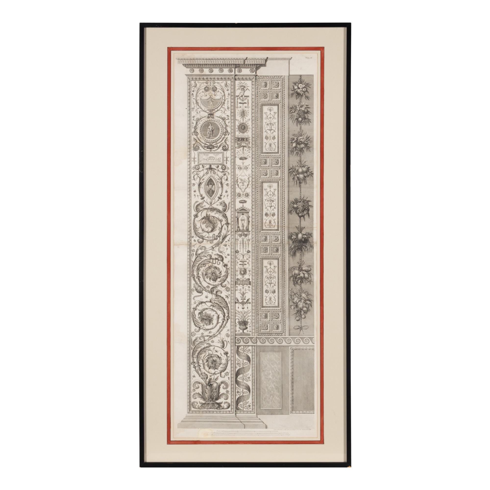 After Gaetano Savorelli — Four Plates from Le Logge di Raffaello