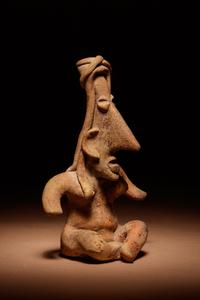 A Jalisco Terracotta Seated Figure