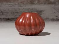 Redware Pottery Melon Jar