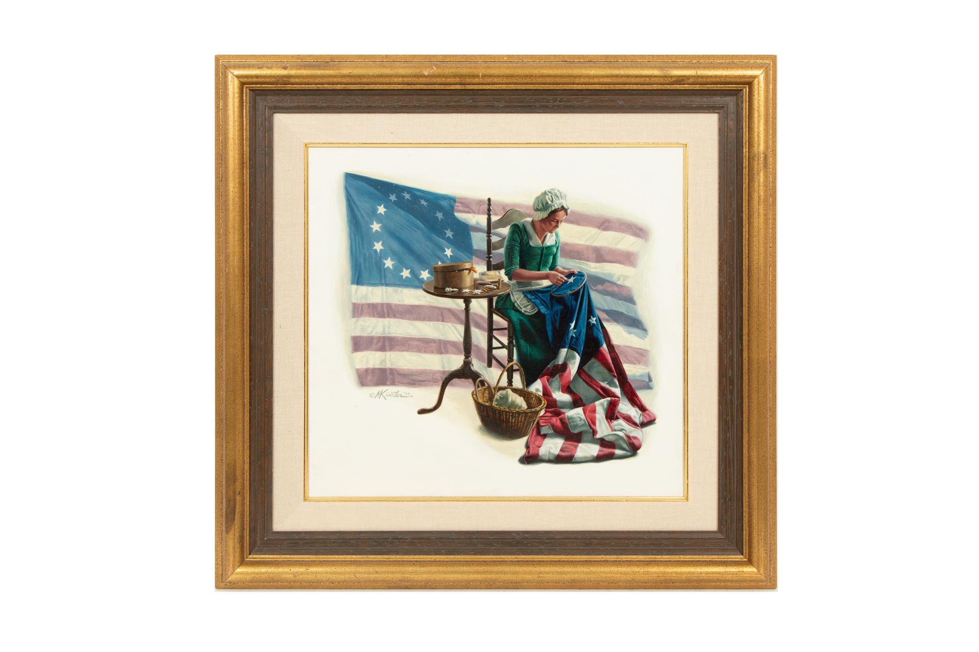 Betsy Ross, "The Stars and Stripes are Born , " 1977