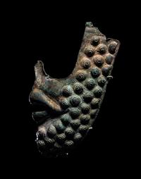 Two Greek Bronze Cheek Pieces