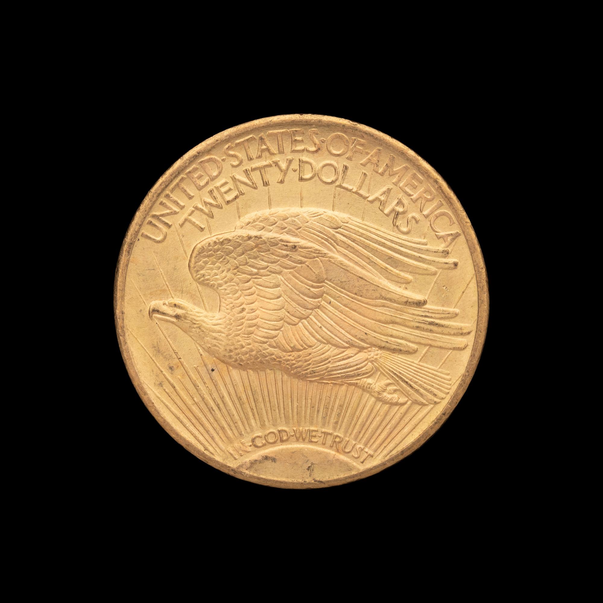 A 1924 Saint Gaudens $20 Gold Coin