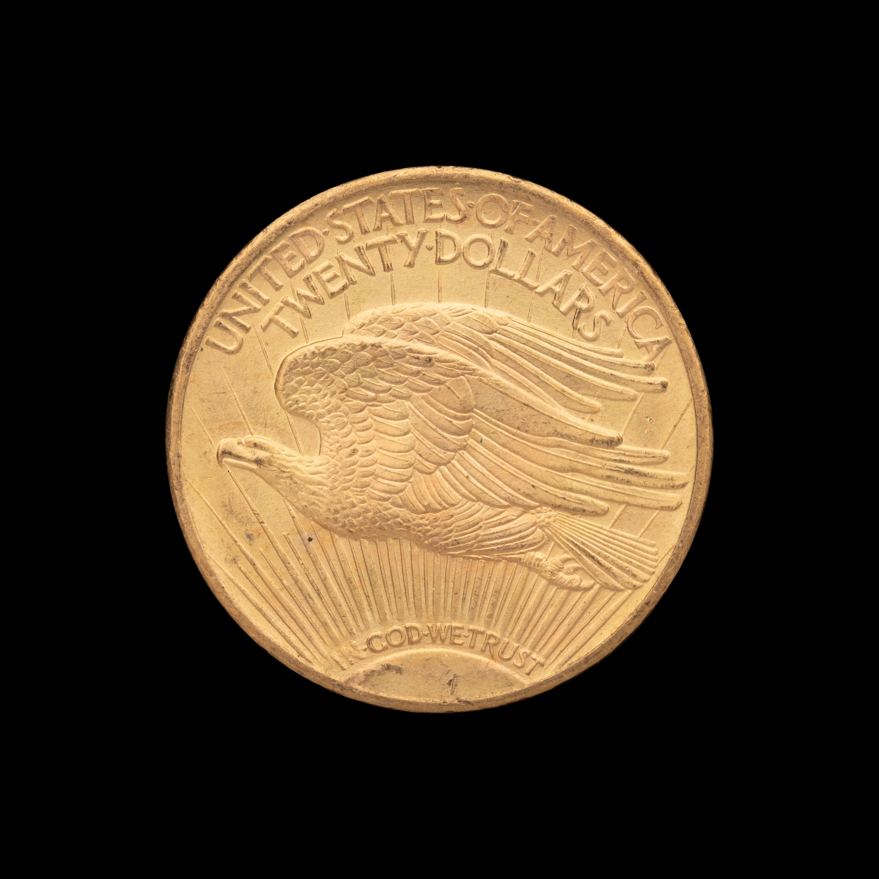 A 1924 Saint Gaudens $20 Gold Coin