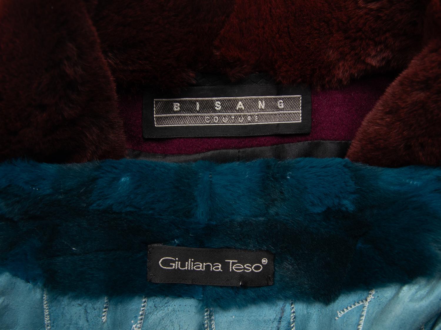 Three Fur Outerwear Pieces