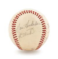 A 1950s Chicago White Sox Signed Baseball Including Nellie Fox and Luke Appling