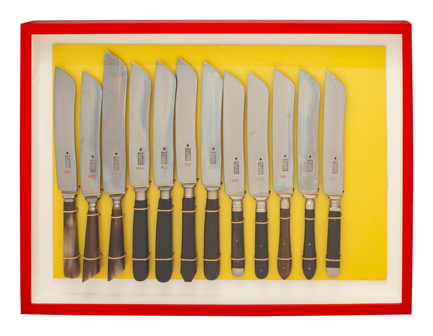 A German Salesman Sample Knife Set