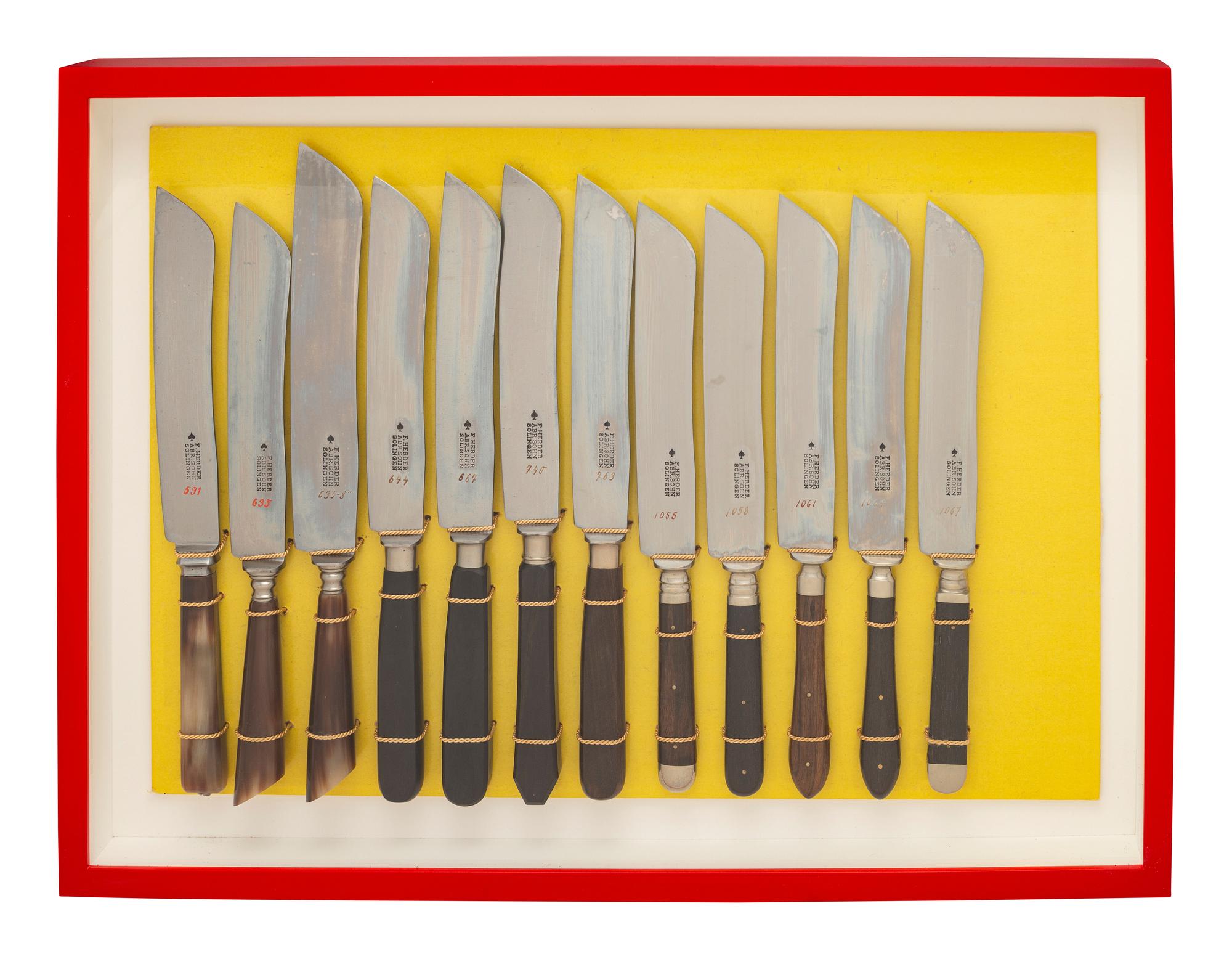 A German Salesman Sample Knife Set