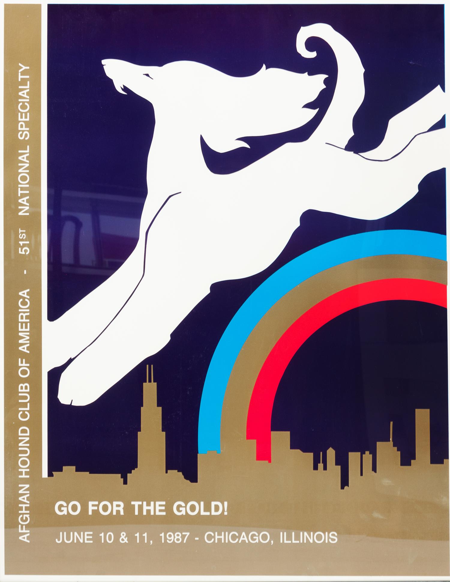 A Group of Three Afghan Hound Posters Each: 28 x 21 1/2 inches.