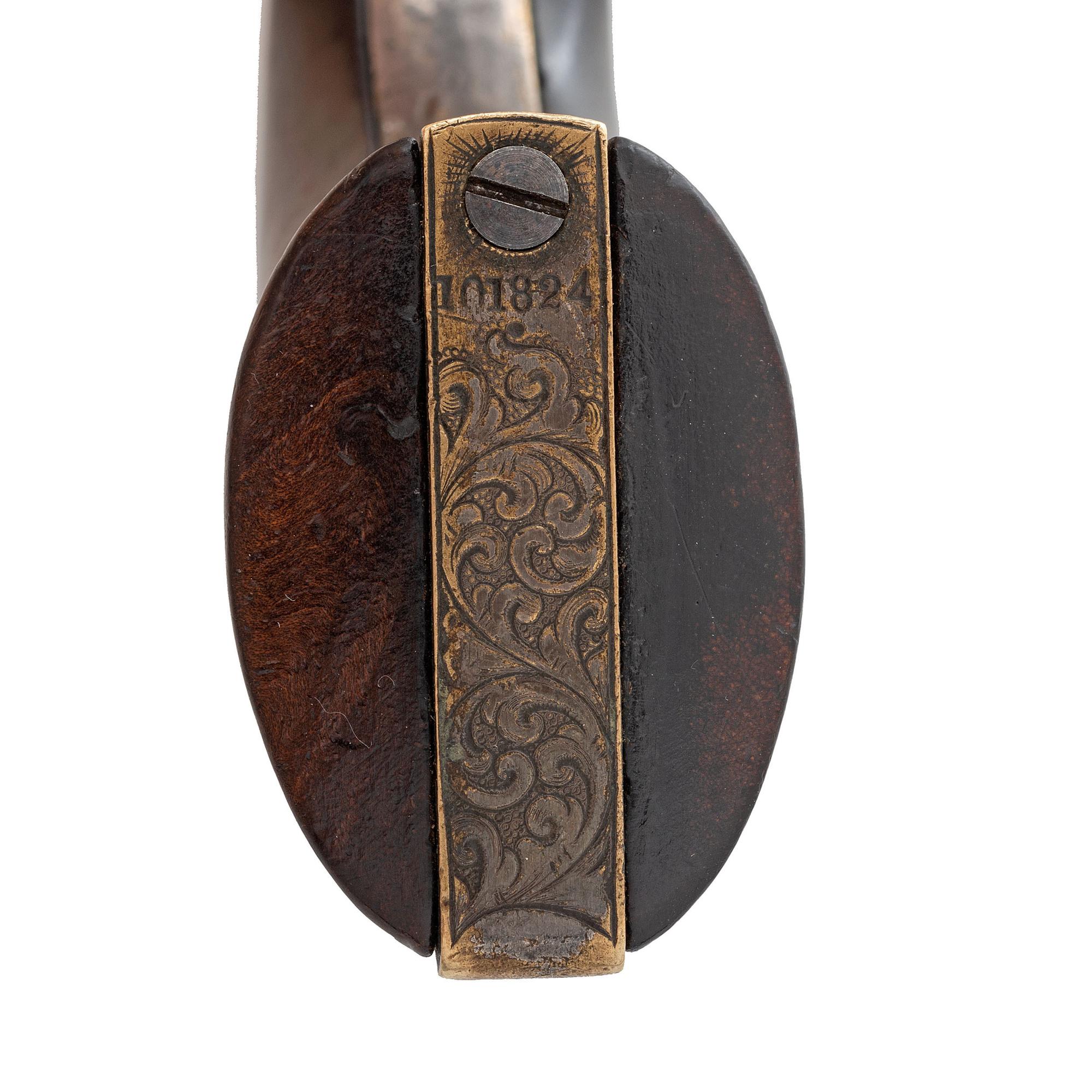 Factory Engraved Colt Model 1849 Pocket Revolver attributed to Gustave Young and Inscribed to Captain Chauncey McKeever