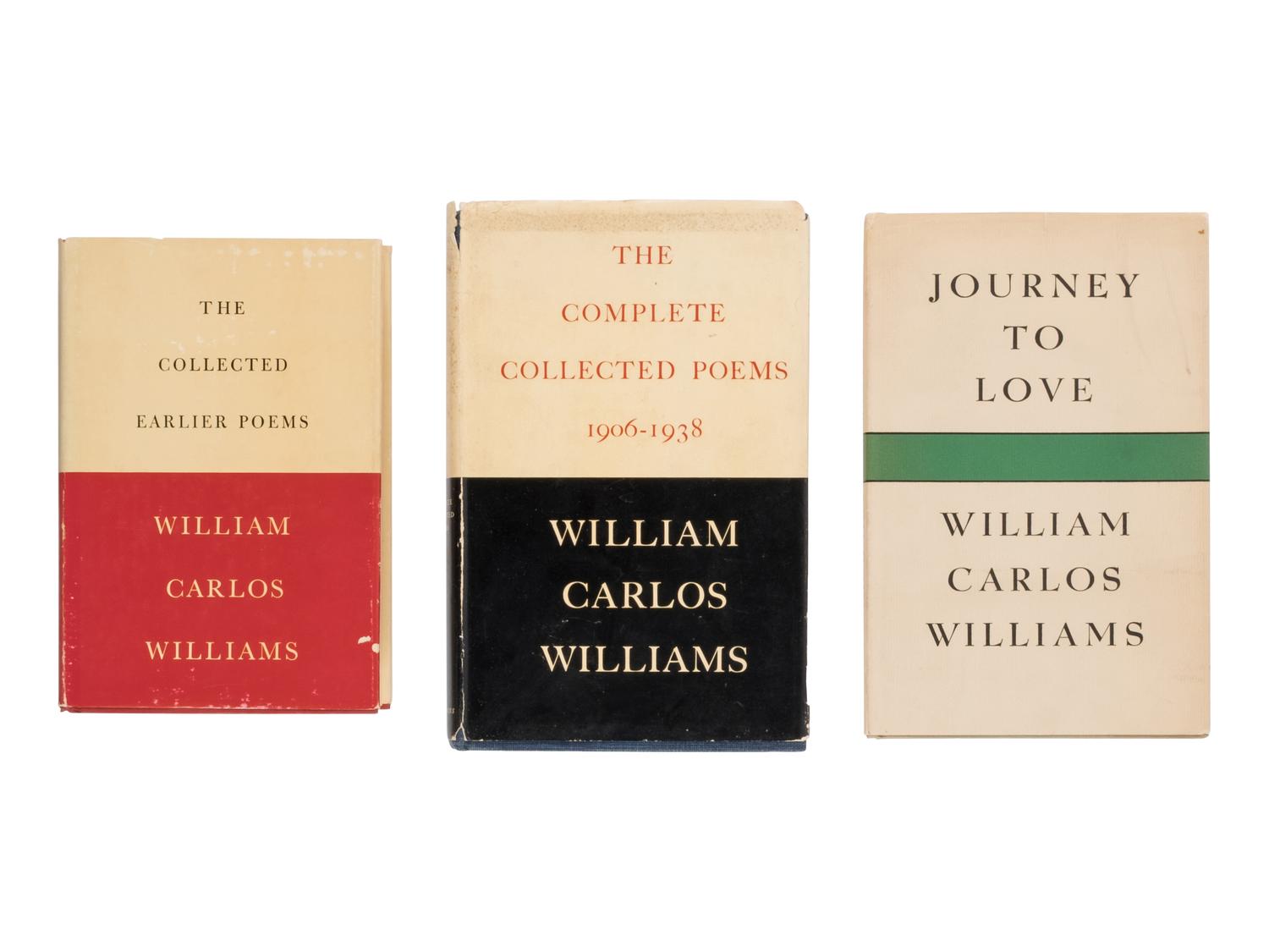 [Literature] Williams, William Carlos . Group of 22 Titles