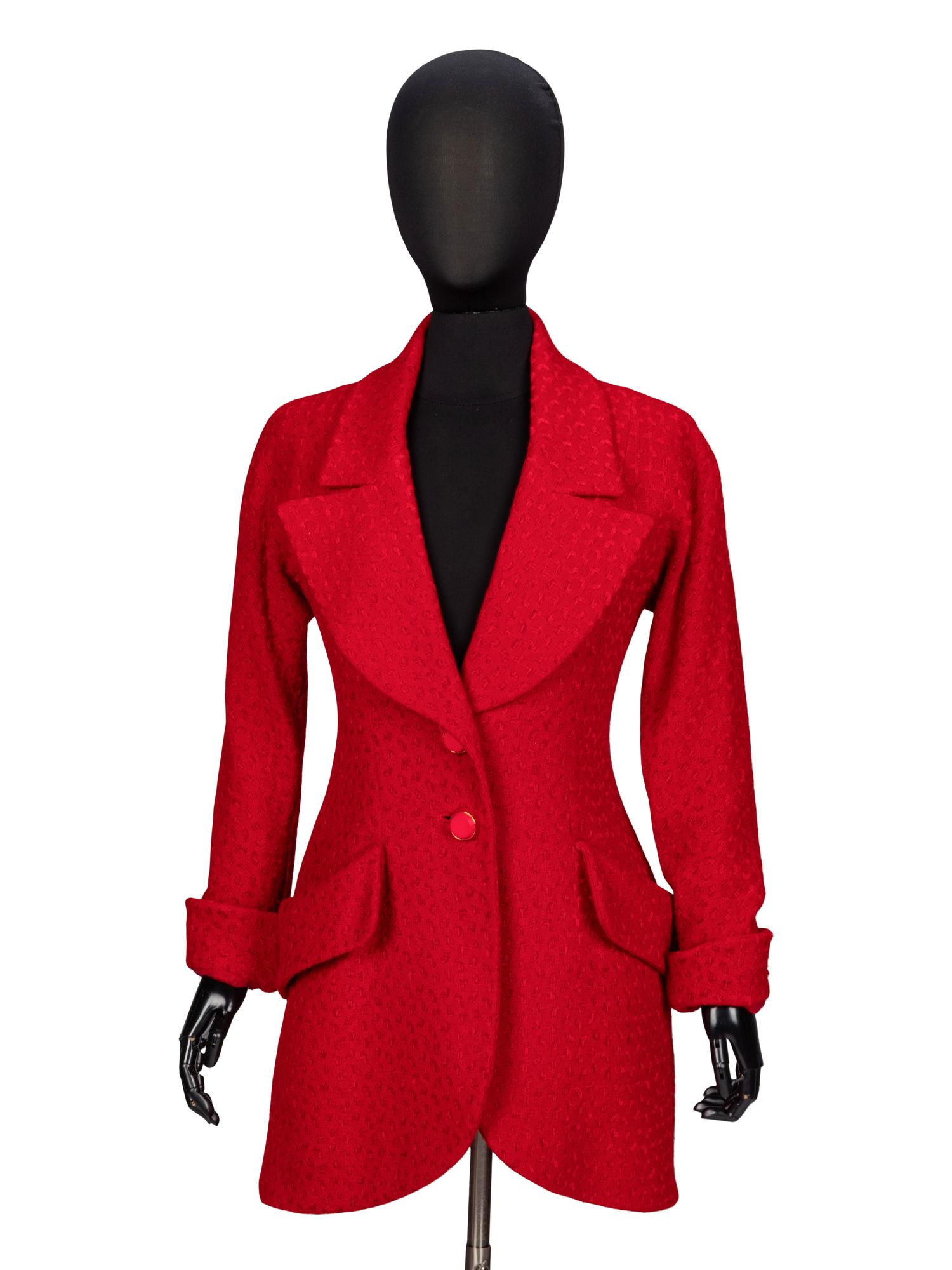 Karl Lagerfeld, Red Tweed Jacket