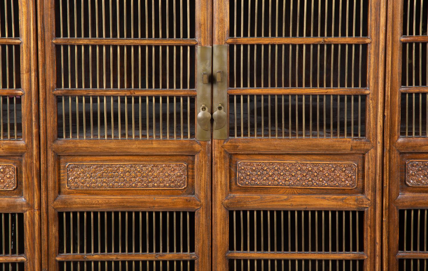 A Large Chinese Hardwood Scroll Cabinet — EARLY 20TH CENTURY