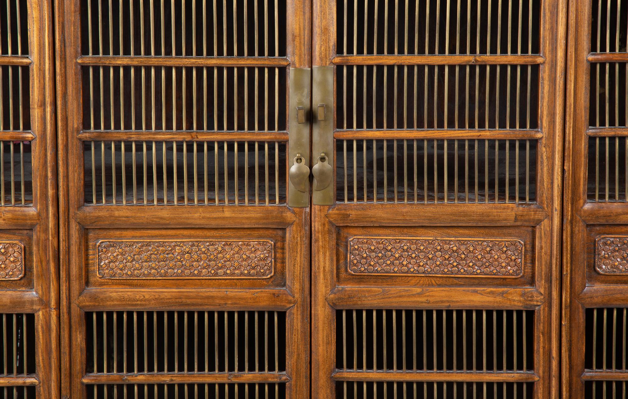 A Large Chinese Hardwood Scroll Cabinet — EARLY 20TH CENTURY