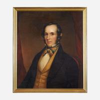 American School 19th century Portrait of a Gentleman