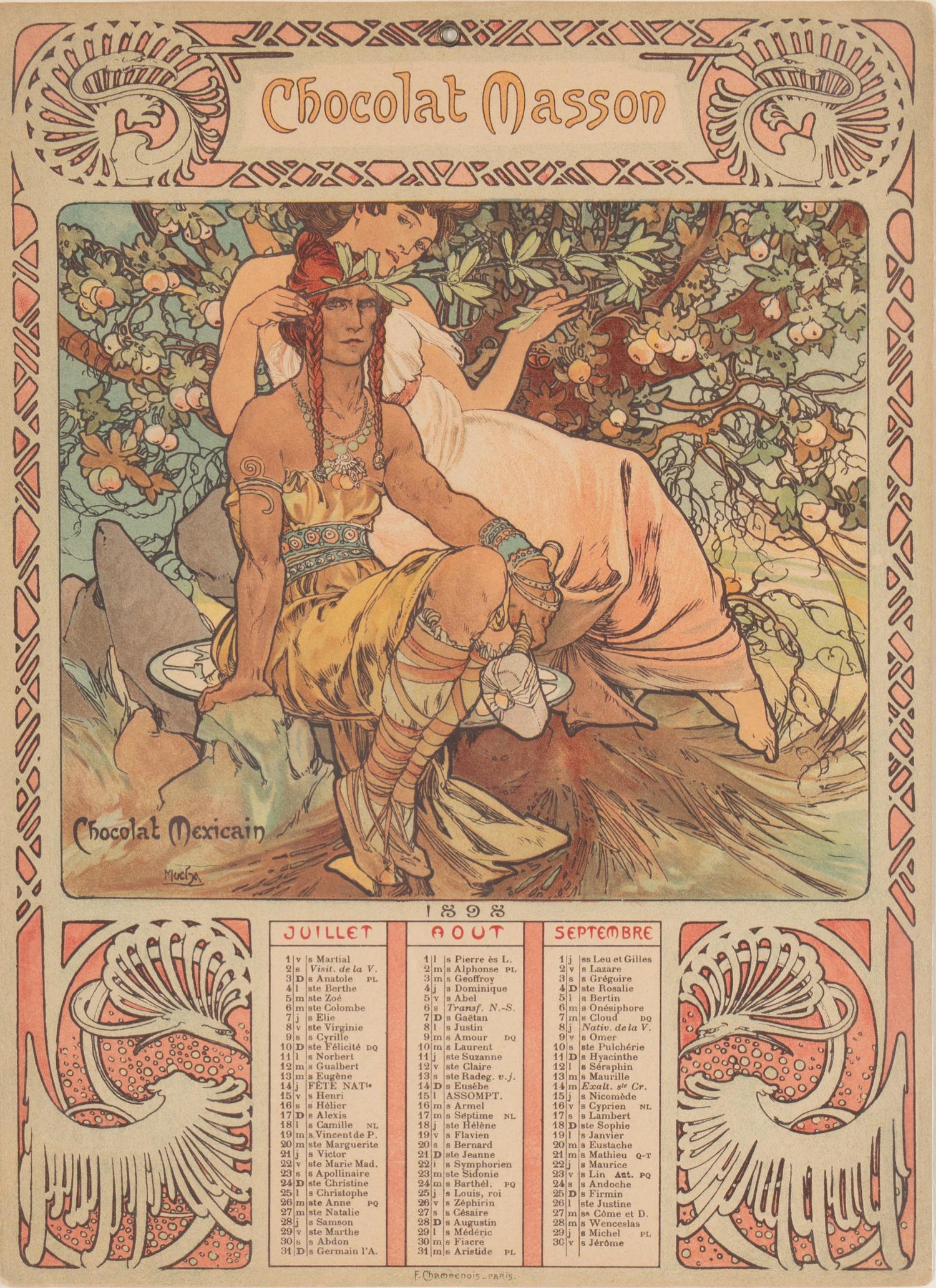 Chocolat Masson / Chocolat Mexicain, 1897 (complete set of four)