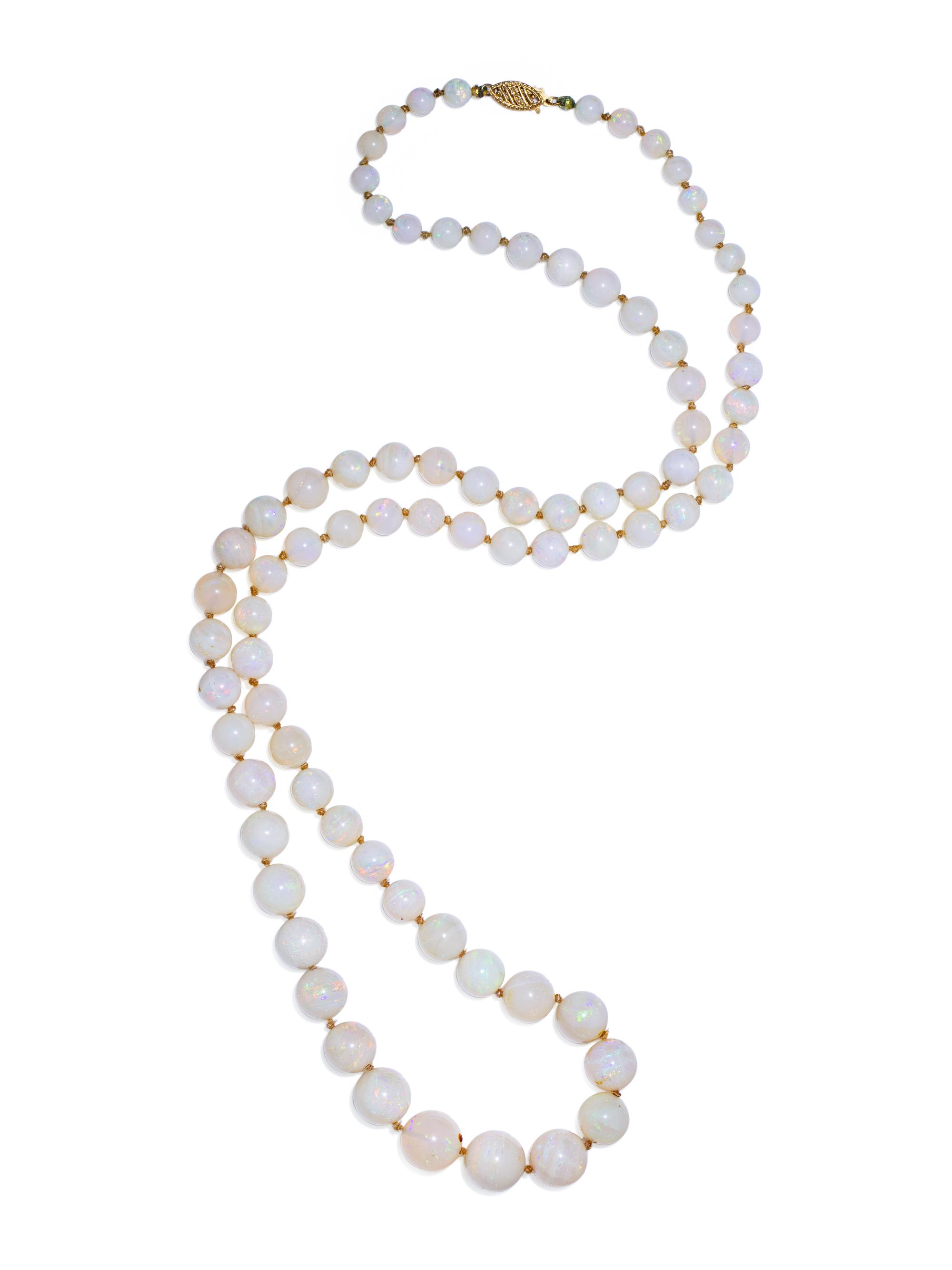 OPAL BEAD NECKLACE