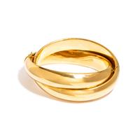 YELLOW GOLD BANGLE BRACELET