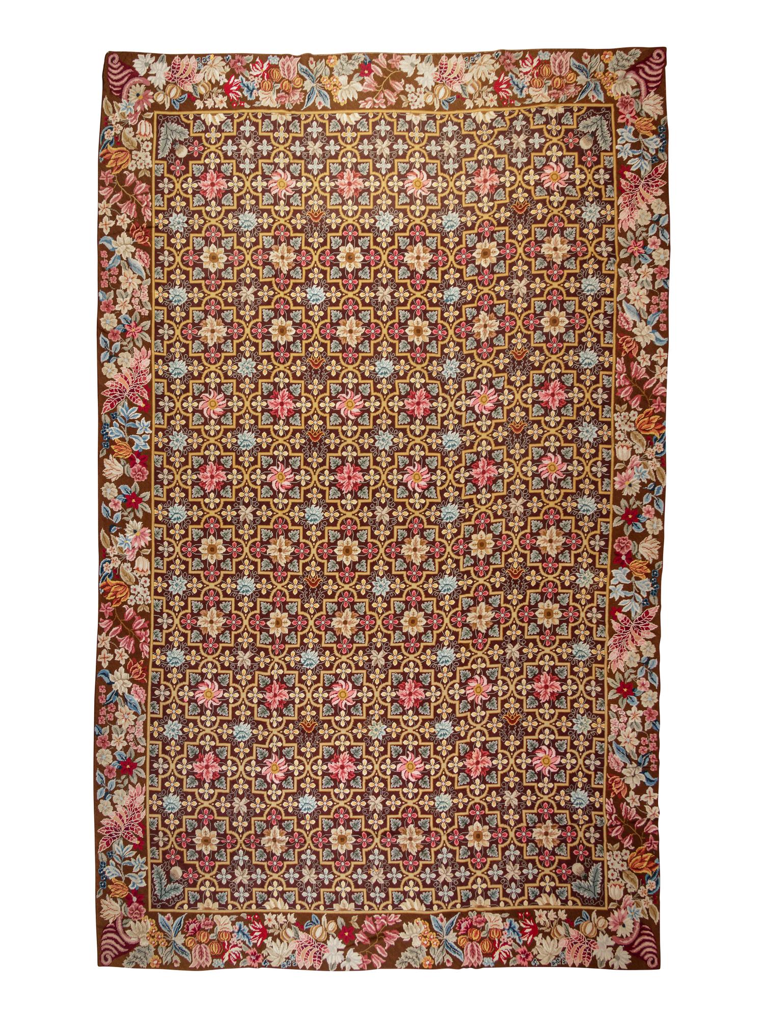 A Continental Needlepoint Rug