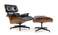 Charles and Ray Eames (American, 1907-1978; 1912-1988), HERMAN MILLER, a 670 lounge chair and 671 ottoman