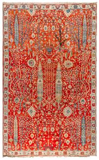 A Large Tabriz "Tree of Life" Carpet