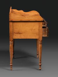 A Classical Bird’s Eye and Tiger Maple Writing Desk