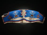 Sioux Girl's Beaded Hide Dress Yoke