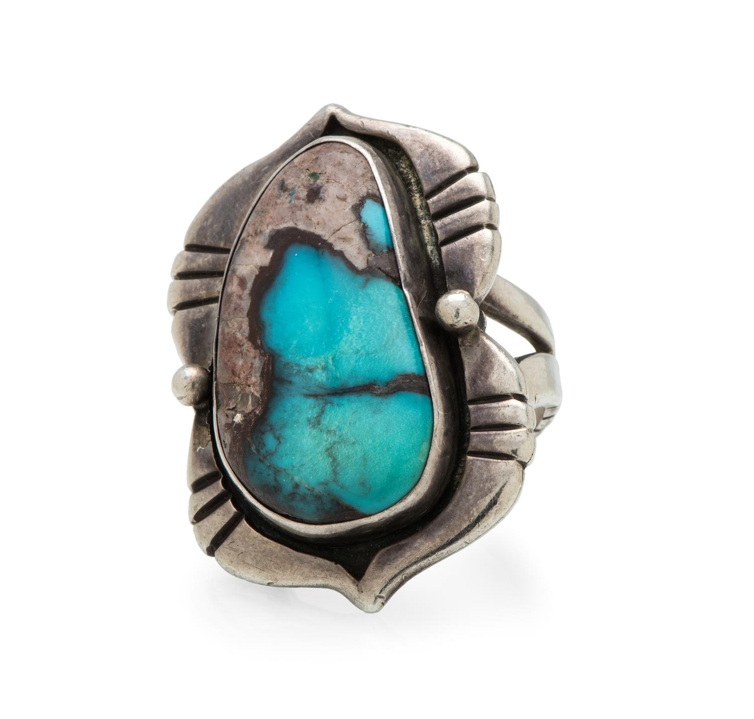 Silver and Turquoise Ring Lot is located and will ship from Denver, Colorado.