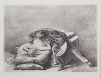 A Set of Three Hungarian Erotica Prints Each Height 5 3/4 x width 8 3/4 inches.