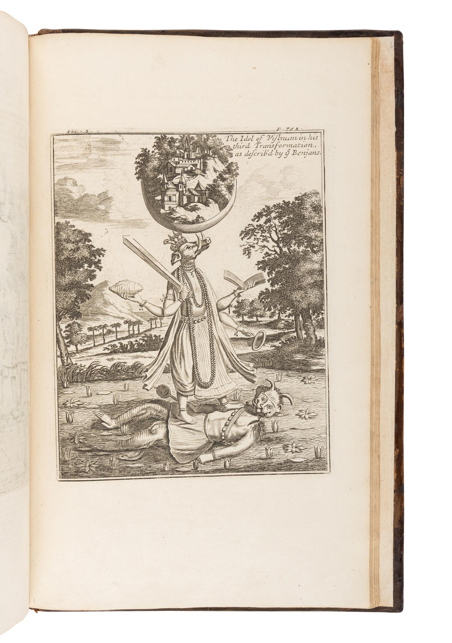 CHURCHILL, Awnsham (d. 1728), John CHURCHILL (fl. 1695) and Thomas OSBORNE (c. 1767). A Collection of Voyages and Travels, Some now First Printed from Original Manuscripts, others now first published in English. In Eight volumes. London: Printed by Assignment from Messieurs Churchill, for Thomas Osborne, 1752.