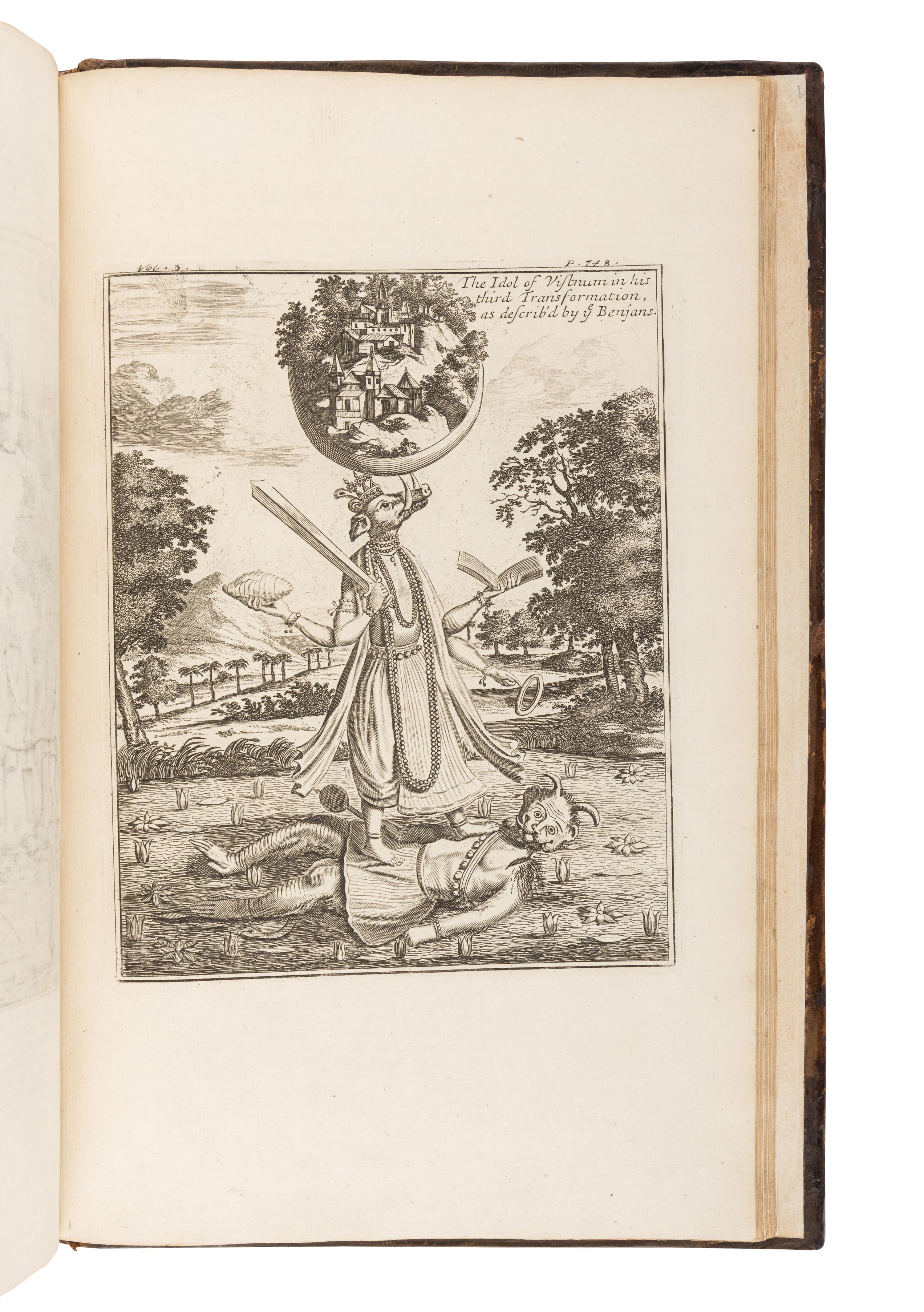 CHURCHILL, Awnsham (d. 1728), John CHURCHILL (fl. 1695) and Thomas OSBORNE (c. 1767). A Collection of Voyages and Travels, Some now First Printed from Original Manuscripts, others now first published in English. In Eight volumes. London: Printed by Assignment from Messieurs Churchill, for Thomas Osborne, 1752.