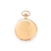 14K PINK GOLD MINUTE REPEATER OPEN FACE POCKET WATCH