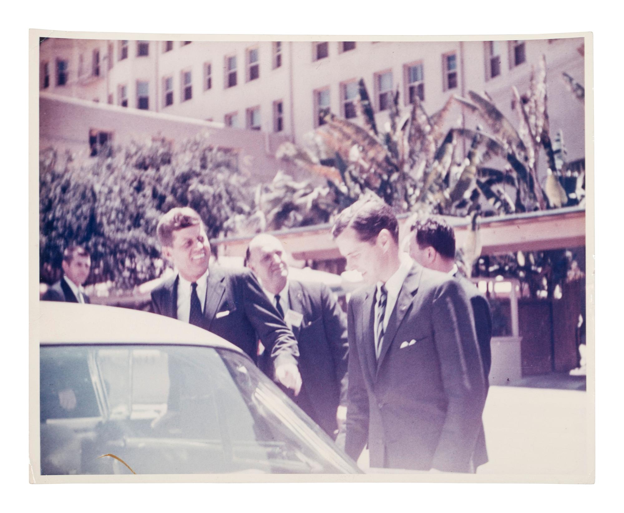 [PRESIDENTS] Photographs and ephemera related to Presidents Kennedy, FDR, Truman, and Reagan.