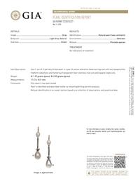 RUSSIAN, NATURAL PEARL AND DIAMOND EARRINGS