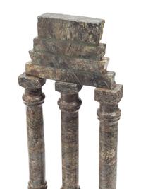 Three Italian Grand Tour Style Marble Models of Ruins