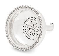 A George III Silver Wine Funnel