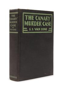 VAN DINE, S.S. (1888-1939). The Canary Murder Case. New York: Charles Scribner's Sons, 1927.
