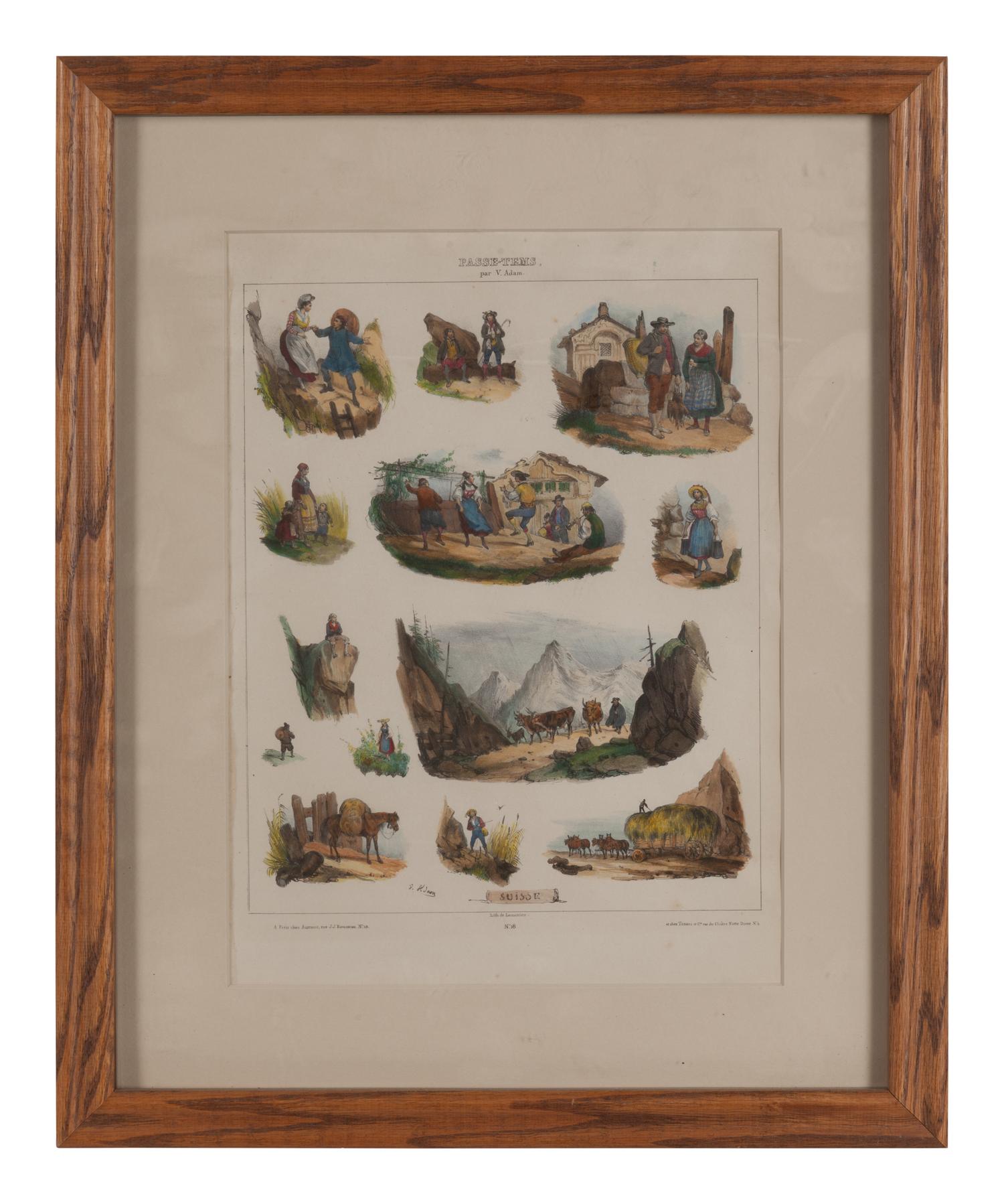 Seventeen French Lithographs