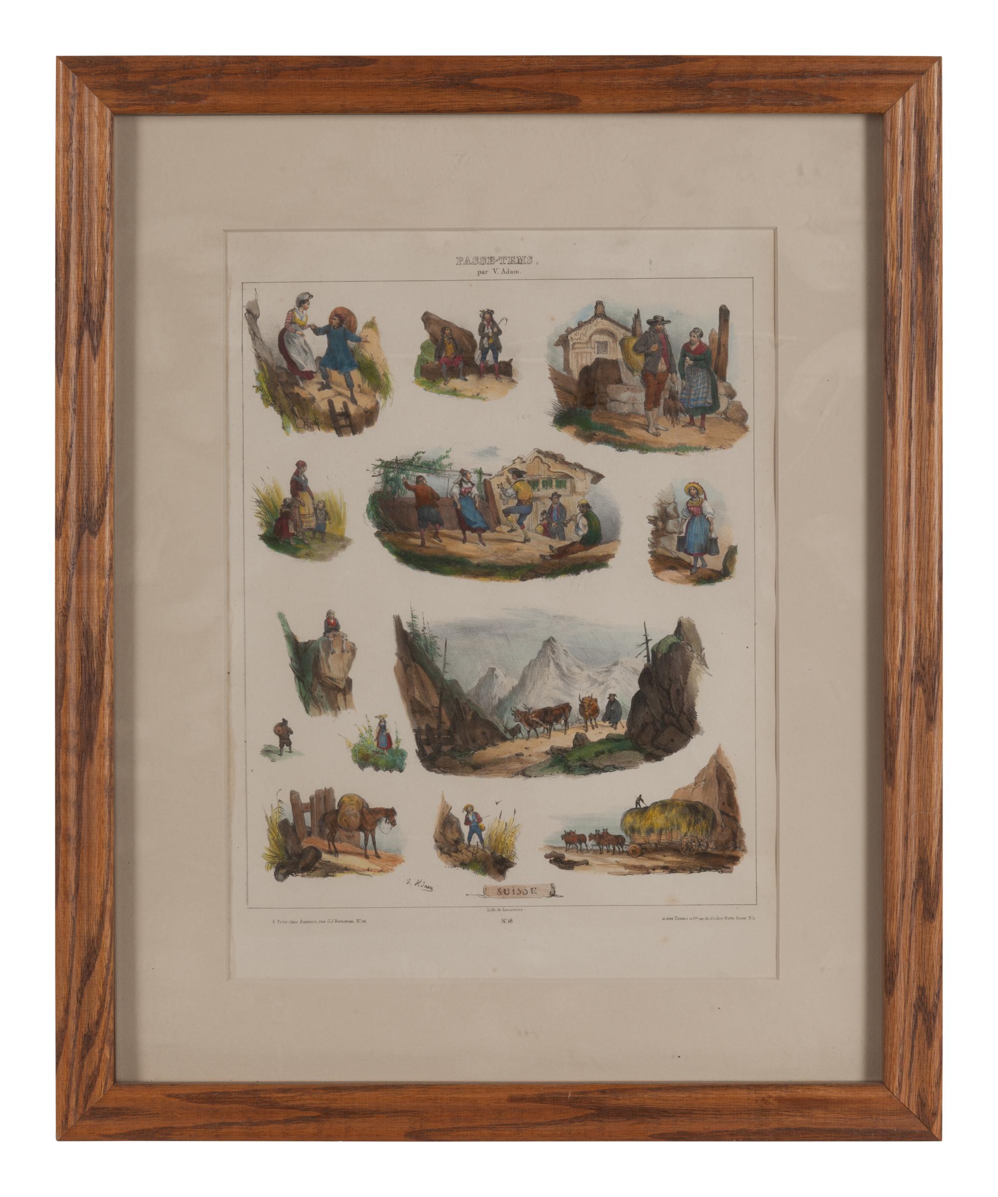 Seventeen French Lithographs