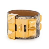Hermès, Collier de Chien Bracelet in Salvator Lizard