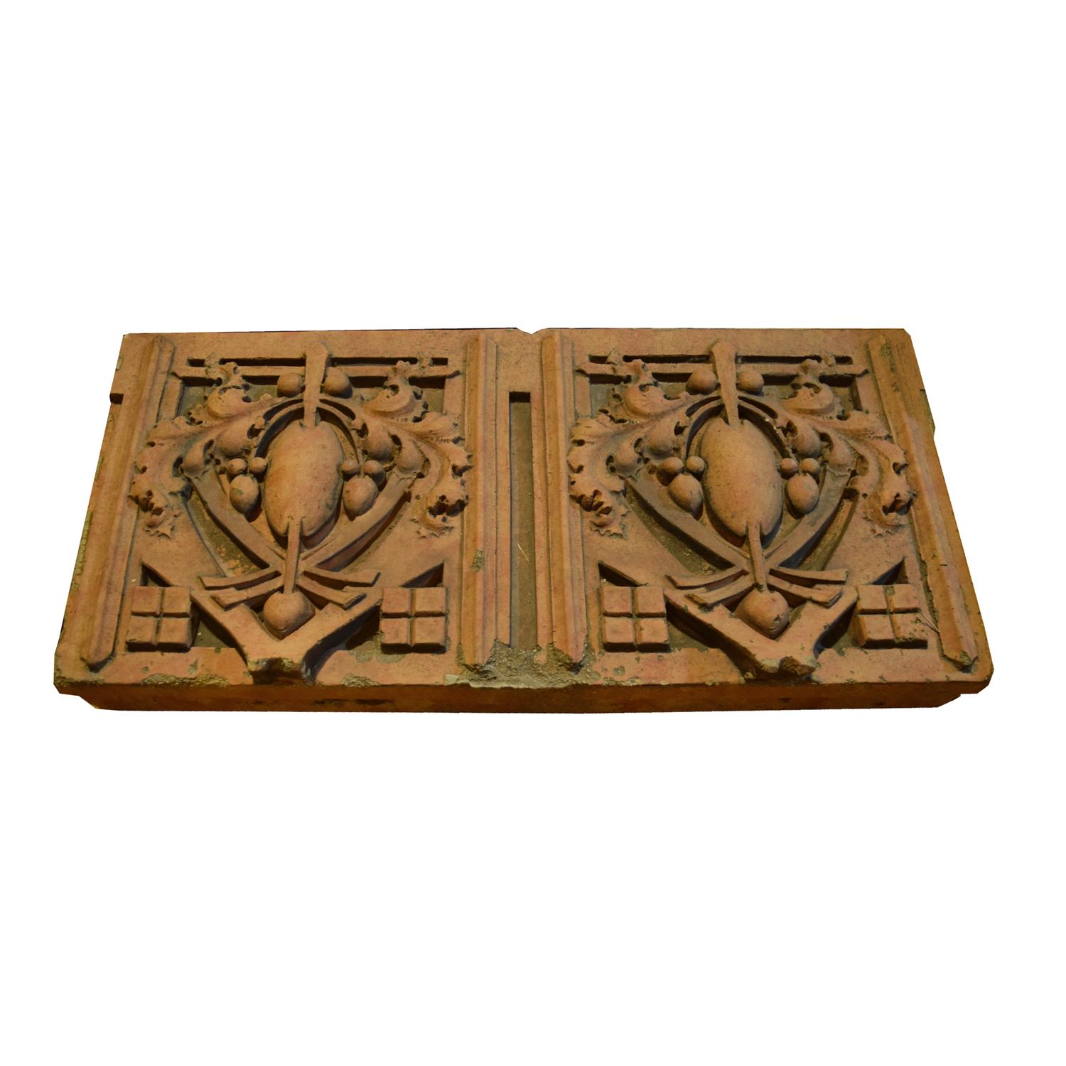 A George Elmslie Designed Terracotta Fragment 22 "W x 4" D x 11" H — United States, Early 20th Century