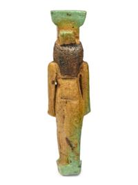An Egyptian Two-Tone Faience Nephthys