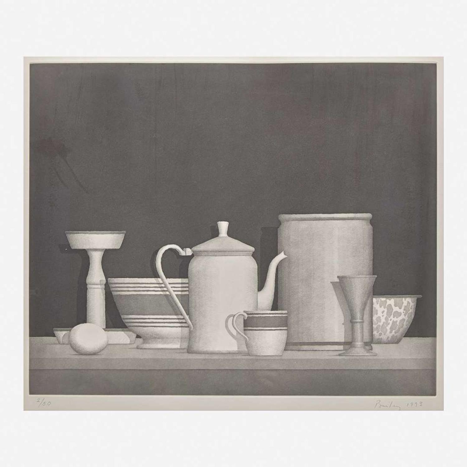 William Bailey (American, 1930-2020) Still Life