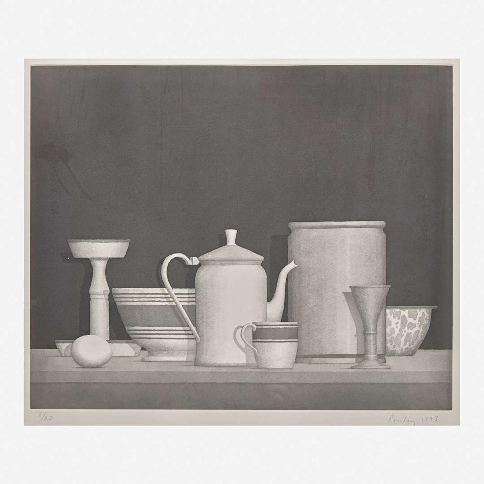 William Bailey (American, 1930-2020) Still Life