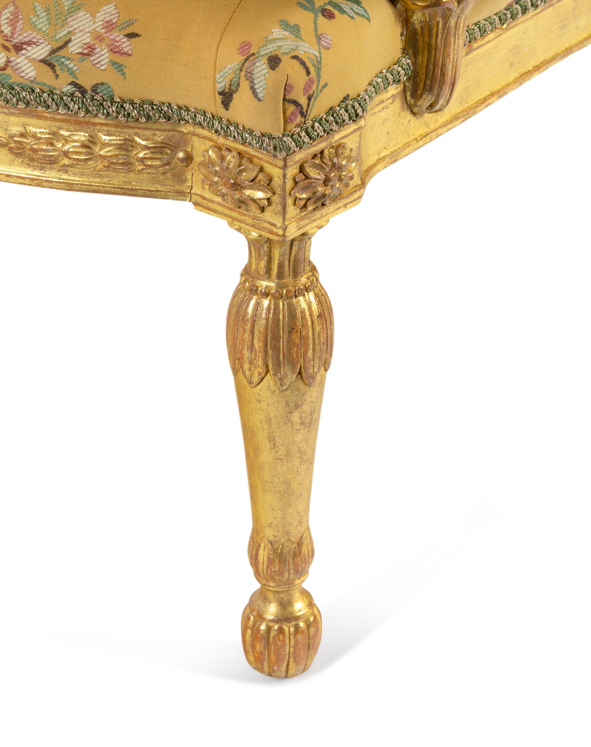 A George III Giltwood Bergère
