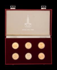 [SOVIET UNION] A 1980 Summer Olympic Games 100 Ruble Gold 1/2 Oz. 6-Coin Proof Set