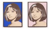 Michael McKenzie, (American, b. 1953), Pop Star and Woman as an Intellectual; Barbara Streisand Diptych, 1995