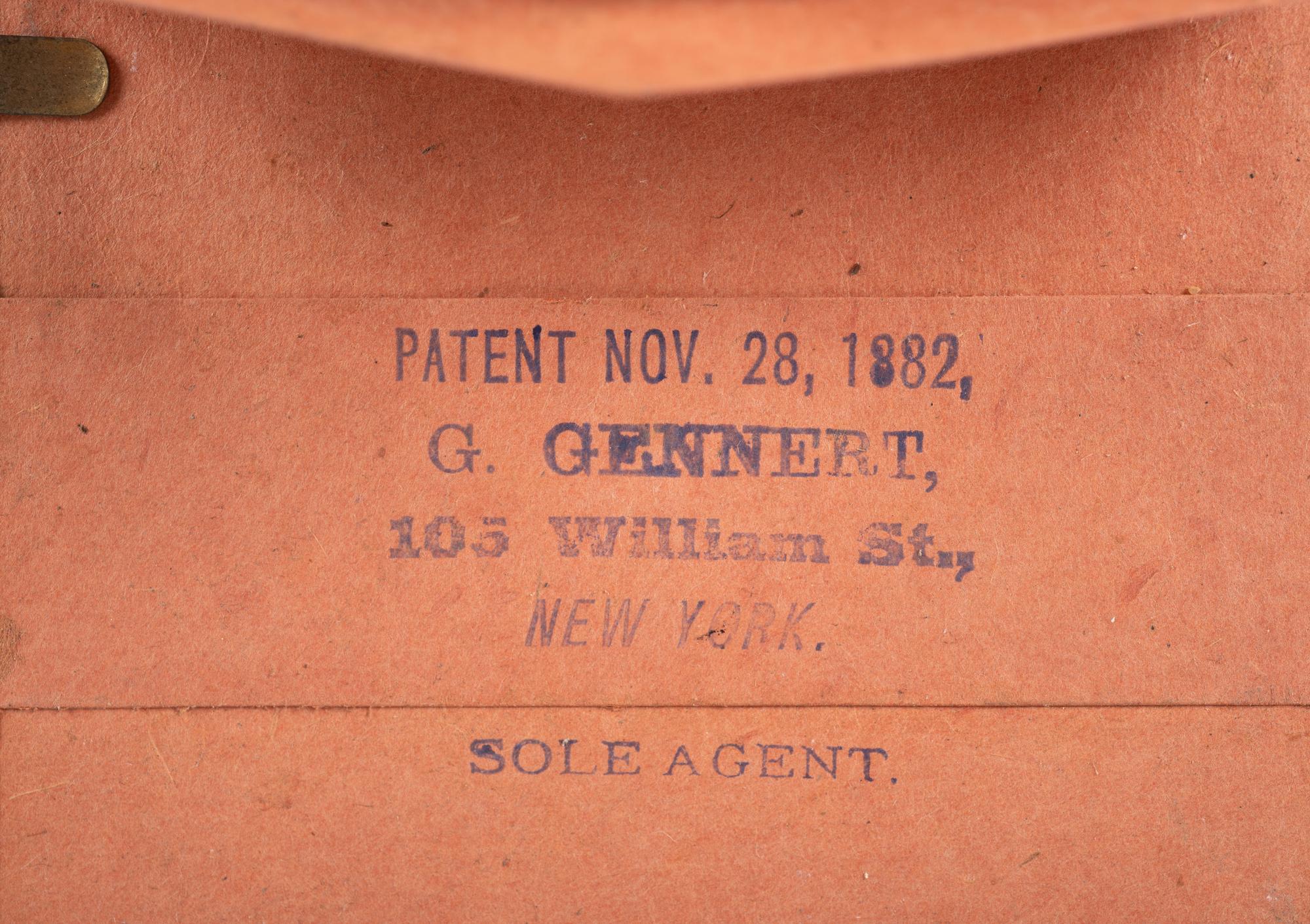 Camera lenses and box camera found in the workshop of George W. Fitz, Peconic, New York.