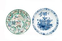 Two Large Chinese Porcelain Plates