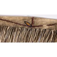 Northern Plains Beaded Hide Rifle Scabbard